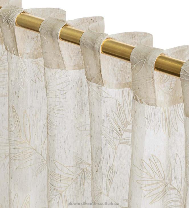 Houseware Plow & Hearth Sheer Leaf Curtains NFLB2610