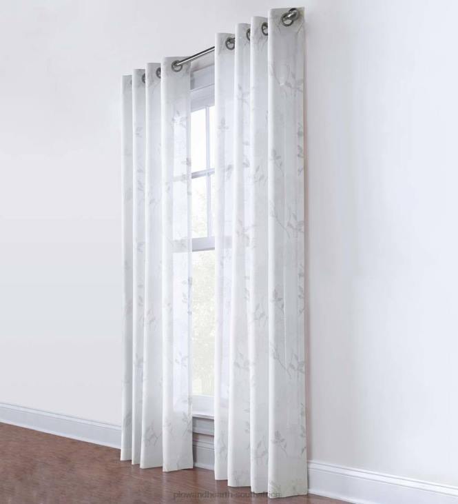 Houseware Plow & Hearth Surry Grommet Curtain Panel NFLB2616