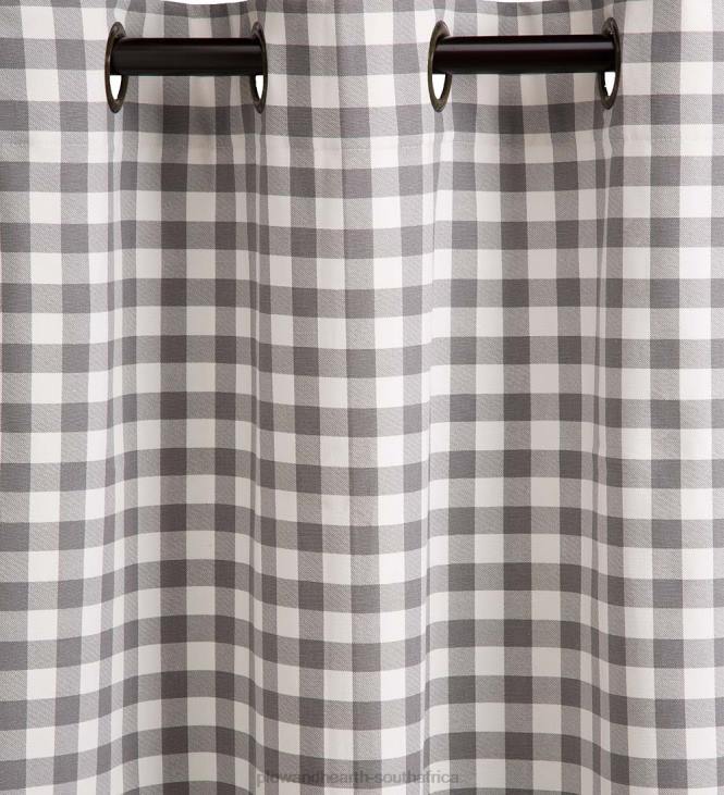 Houseware Plow & Hearth Thermalogic Energy Efficient Insulated Check Grommet-Top Curtain Pairs NFLB2555