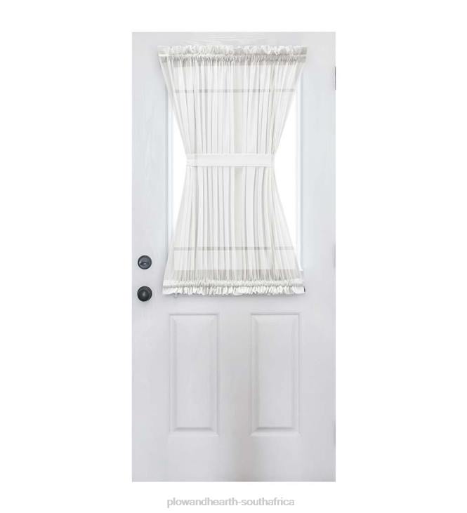 Houseware Plow & Hearth Tie Back Shadow Pleat Rod Pocket Curtains NFLB2587