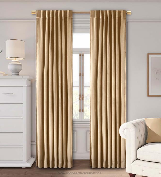 Houseware Plow & Hearth Velvet Curtains NFLB2605