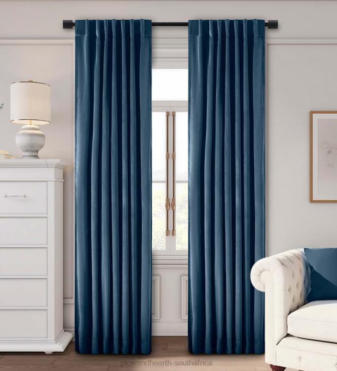 Houseware Plow & Hearth Velvet Curtains NFLB2605