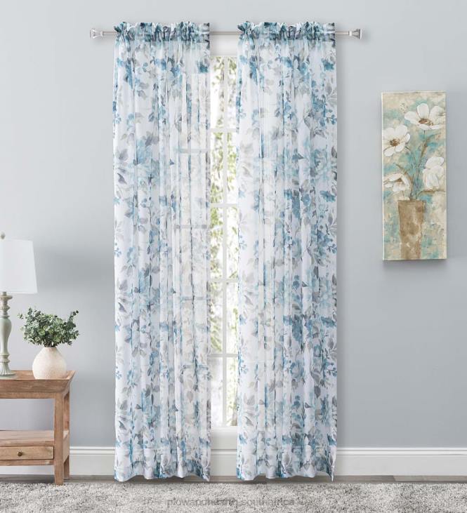 Houseware Plow & Hearth Whimsical Sheer Rod Pocket Panel Curtains and Valance NFLB2600