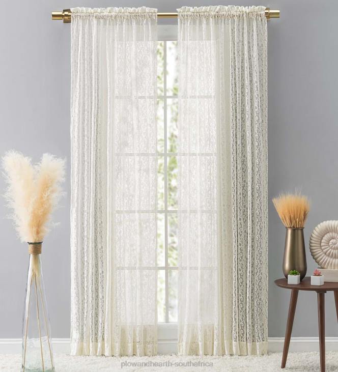 Houseware Plow & Hearth Woven Lace Curtains NFLB2614