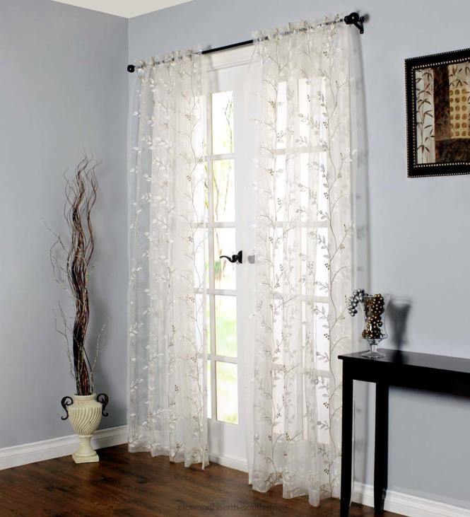 Houseware Plow & Hearth Wythe Rod Pocket Curtain Panel NFLB2580