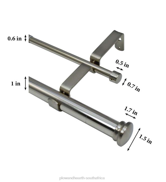 Houseware Plow & Hearth Corona Double Curtain Rod Set NFLB2638
