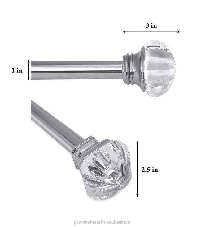 Houseware Plow & Hearth Regal Curtain Rod Set NFLB2646