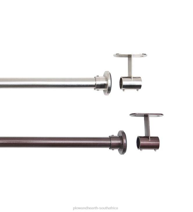 Houseware Plow & Hearth Stainless Steel Indoor Or Outdoor Tension Curtain Rod NFLB2633