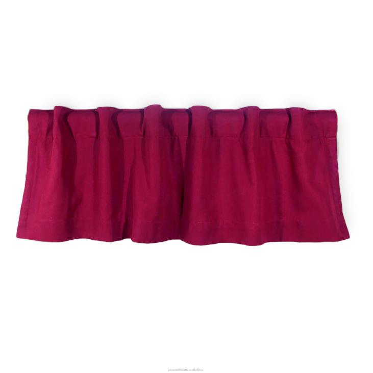 Houseware Plow & Hearth Homespun Rod-Pocket Curtain Valance, 40 W x 14 L - Harvest NFLB3174