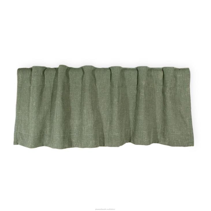 Houseware Plow & Hearth Homespun Rod-Pocket Curtain Valance, 40 W x 14 L - Harvest NFLB3174