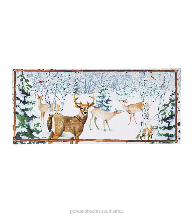 Rugs & Mats Plow & Hearth Winter's Whisper Sassafras Switch Mat NFLB1931