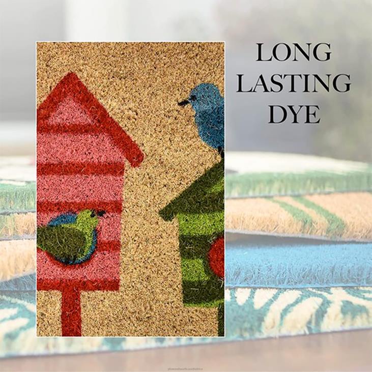Rugs & Mats Plow & Hearth Bird House Trio Coir Mat NFLB1939