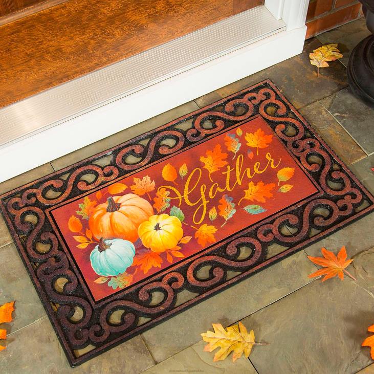 Rugs & Mats Plow & Hearth Crafted Harvest Sassafras Switch Mat NFLB1583