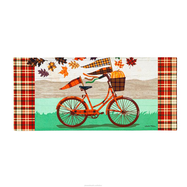 Rugs & Mats Plow & Hearth Fall Bicycle Sassafras Switch Mat NFLB1960