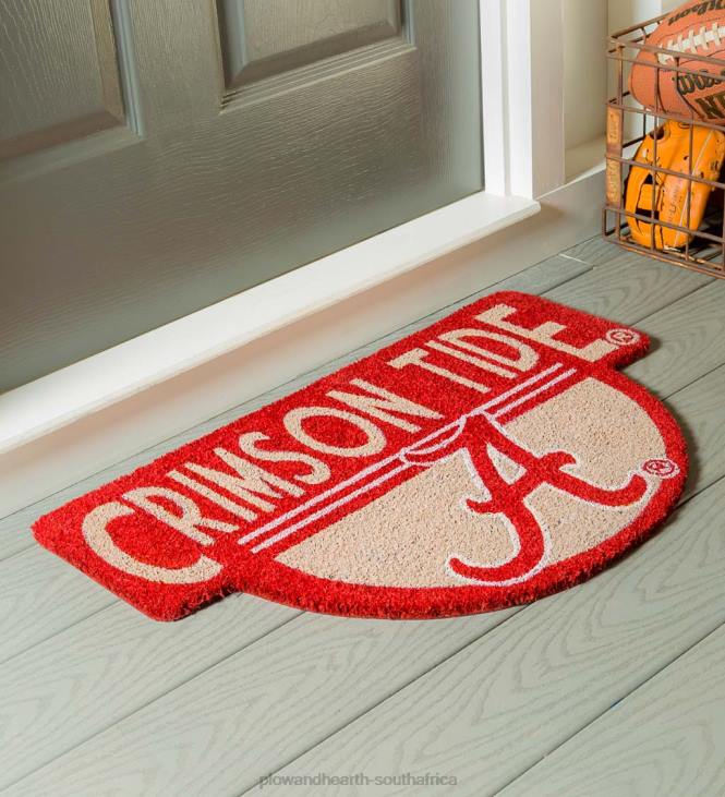 Rugs & Mats Plow & Hearth NCAA Team Shaped Coir Door Mat - Auburn Tigers NFLB1496
