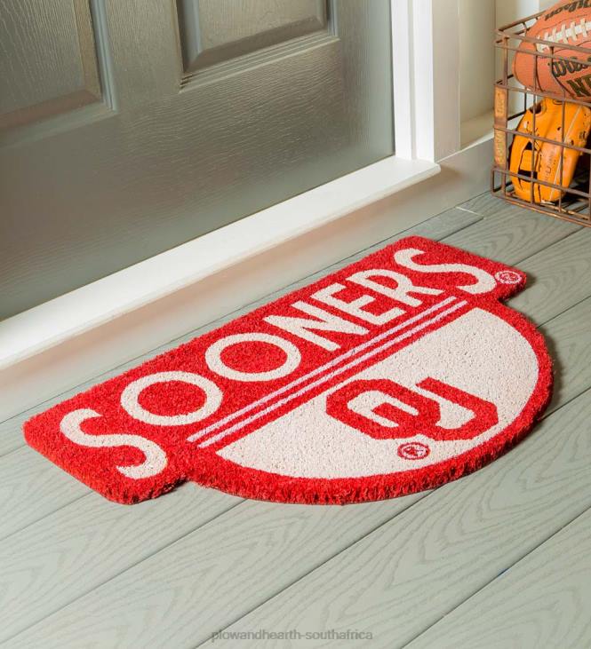 Rugs & Mats Plow & Hearth NCAA Team Shaped Coir Door Mat - Auburn Tigers NFLB1496