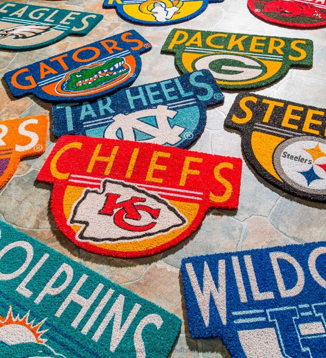 Rugs & Mats Plow & Hearth NFL Shaped Coir Door Mat - Buccaneers NFLB1589