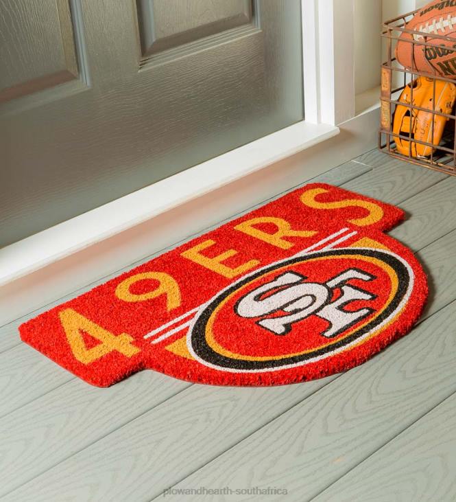 Rugs & Mats Plow & Hearth NFL Shaped Coir Door Mat - Buccaneers NFLB1589