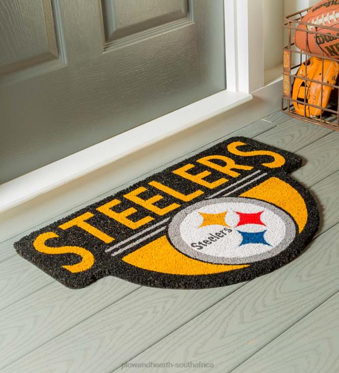 Rugs & Mats Plow & Hearth NFL Shaped Coir Door Mat - Buccaneers NFLB1589