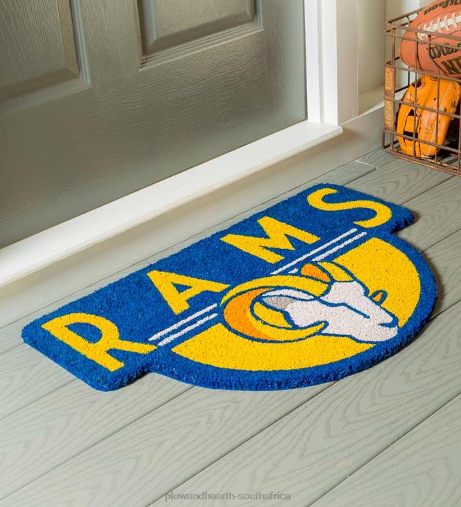 Rugs & Mats Plow & Hearth NFL Shaped Coir Door Mat - Buccaneers NFLB1589