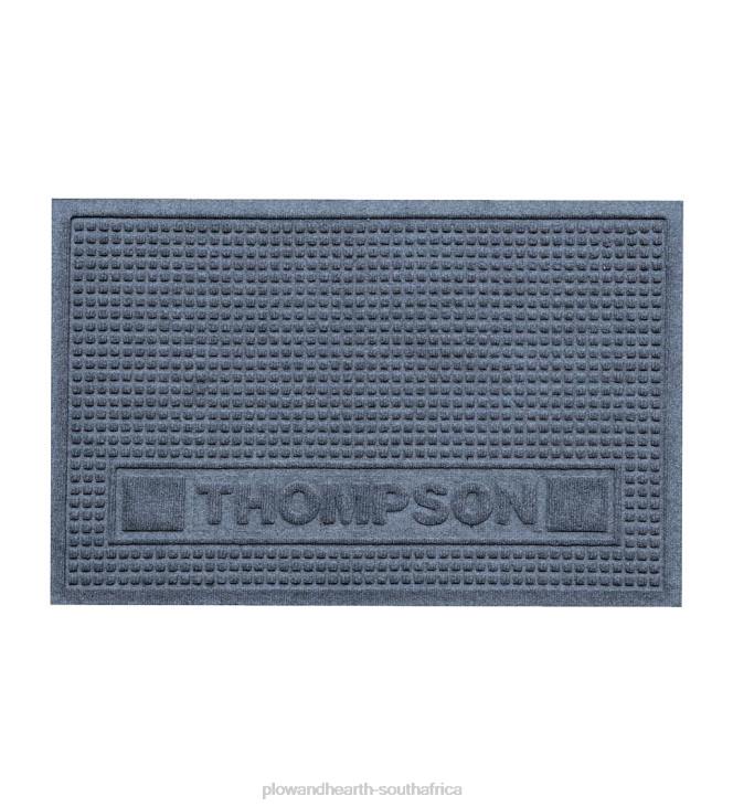 Rugs & Mats Plow & Hearth Personalized Waterhog Squares Pet Doormat NFLB1299