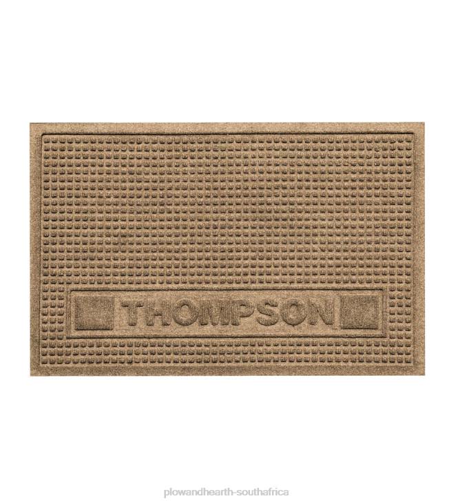 Rugs & Mats Plow & Hearth Personalized Waterhog Squares Pet Doormat NFLB1299