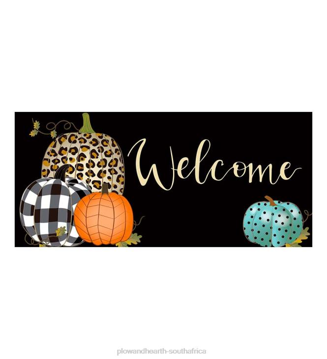 Rugs & Mats Plow & Hearth Sassy Print Pumpkins Sassafras Switch Mat NFLB1570