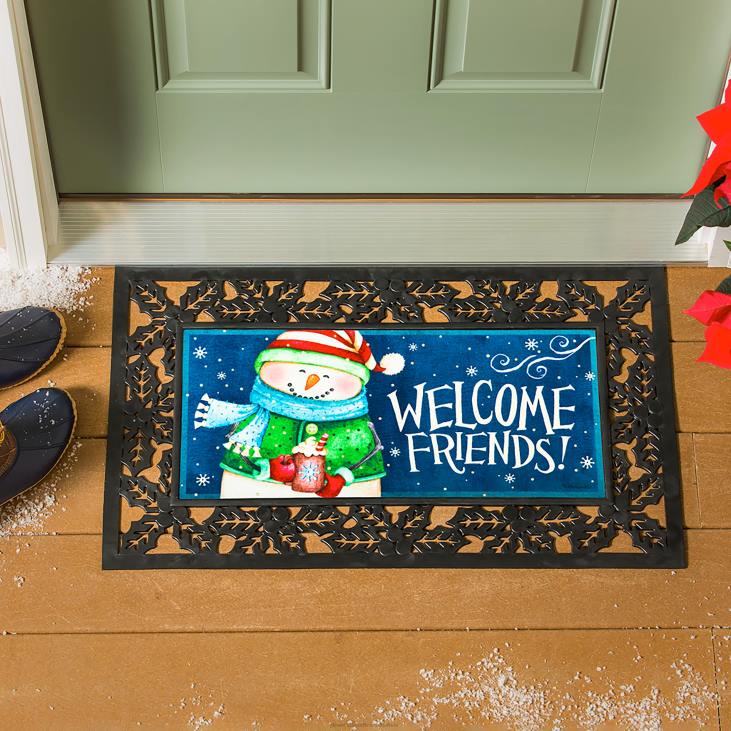 Rugs & Mats Plow & Hearth Snow Country Sassafras Switch Mat NFLB1494