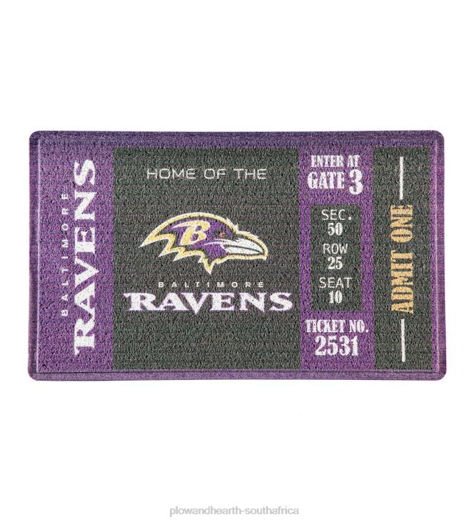 Rugs & Mats Plow & Hearth Team Turf Mat - Blackhawks NFLB1567