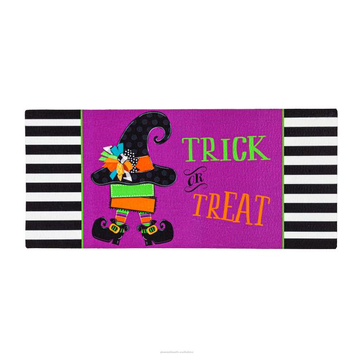 Rugs & Mats Plow & Hearth Trick Or Treat Witch Sassafras Switch Mat NFLB1962