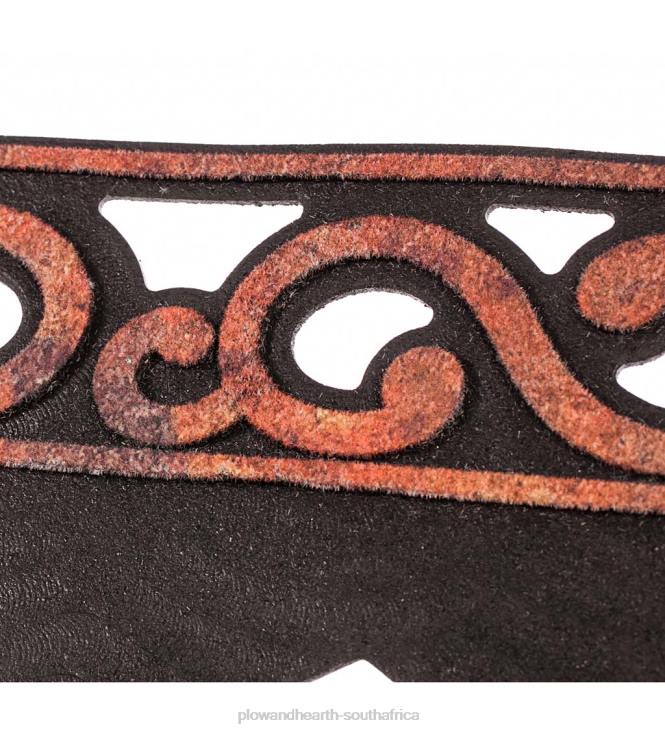 Rugs & Mats Plow & Hearth Variegated Scroll Sassafras Mat Tray NFLB1558