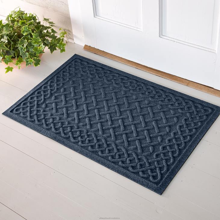Rugs & Mats Plow & Hearth Waterhog Cable Weave Doormat, 20x 30- Camel NFLB1275