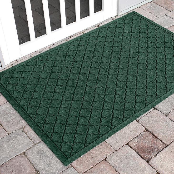 Rugs & Mats Plow & Hearth Waterhog Indoor/Outdoor Geometric Doormat, 20x 30- Bordeaux NFLB1295