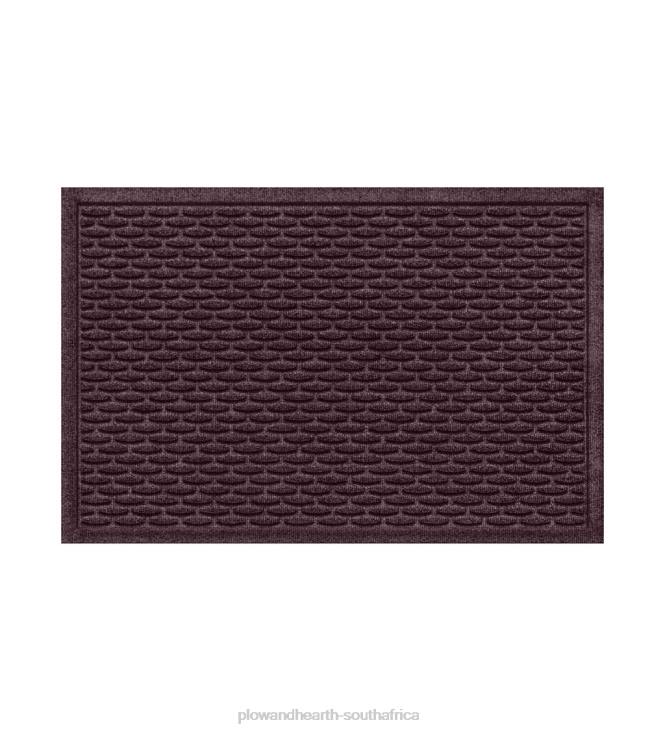 Rugs & Mats Plow & Hearth Waterhog Indoor/Outdoor Hampton Doormat, 2' x 3' - Bordeaux NFLB1309