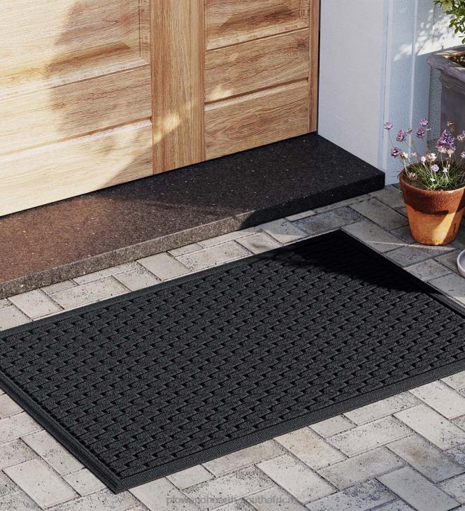 Rugs & Mats Plow & Hearth Waterhog Indoor/Outdoor Hampton Doormat, 2' x 3' - Bordeaux NFLB1309