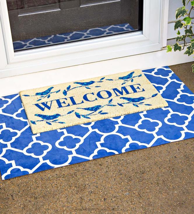 Rugs & Mats Plow & Hearth Welcome Birds Coir Mat NFLB1941