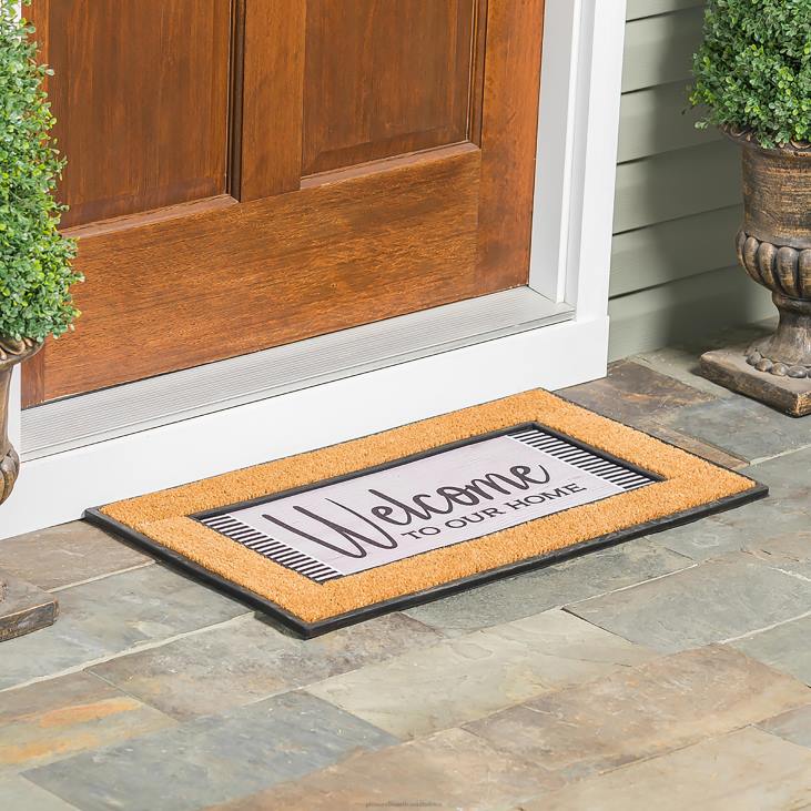 Rugs & Mats Plow & Hearth Wood Grain Welcome Sassafras Switch Mat NFLB1953