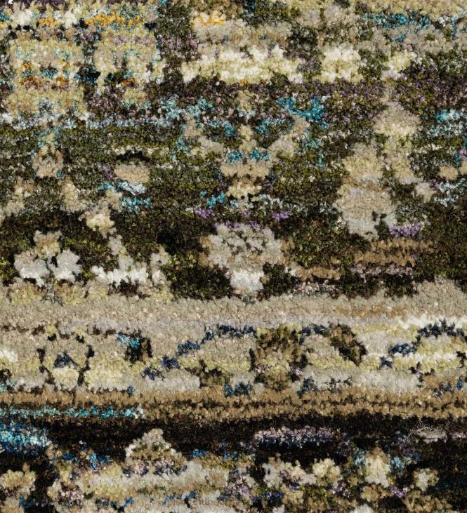 Rugs & Mats Plow & Hearth Ashland Evening Synthetic Blend Indoor Border Rug NFLB1857