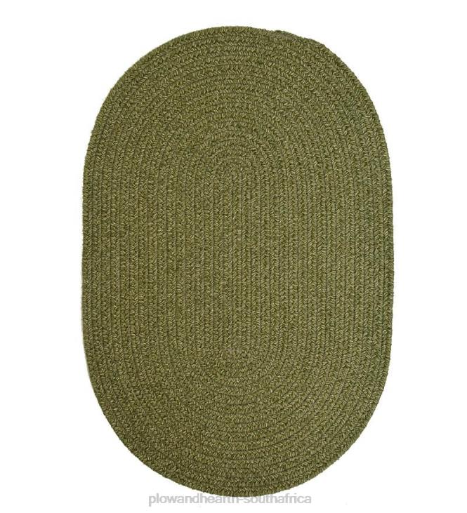 Rugs & Mats Plow & Hearth Bear Creek Oval Braided Wool Blend Rug NFLB1771