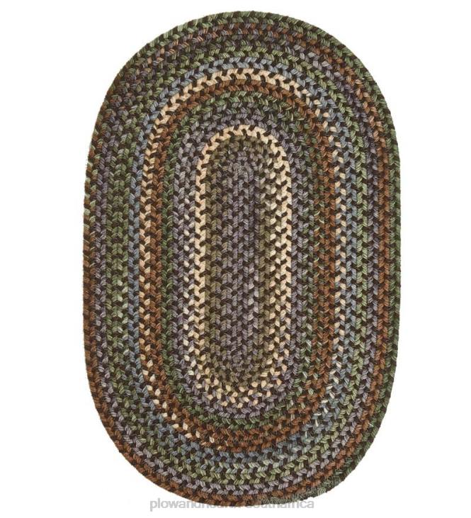 Rugs & Mats Plow & Hearth Bear Creek Oval Braided Wool Blend Rug NFLB1771