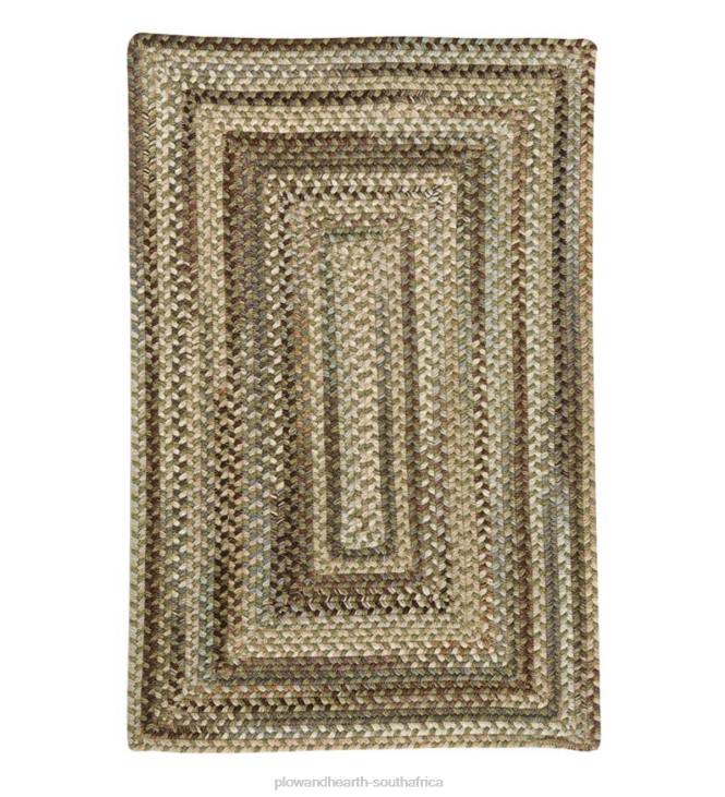 Rugs & Mats Plow & Hearth Bear Creek Rectangular Braided Wool Blend Rug NFLB1777