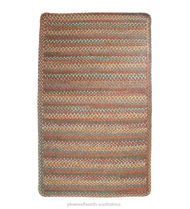 Rugs & Mats Plow & Hearth Blue Ridge Rectangle Wool Braided Rugs NFLB1765