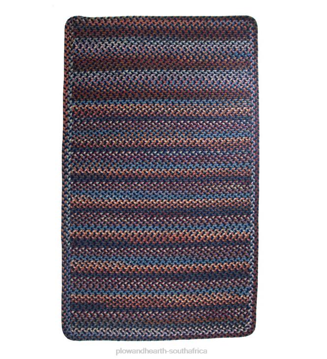 Rugs & Mats Plow & Hearth Blue Ridge Rectangle Wool Braided Rugs NFLB1765