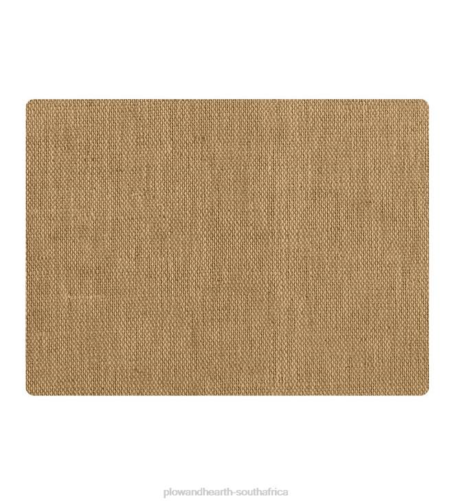 Rugs & Mats Plow & Hearth Burbury Weave Desk Chair Mat - Gray NFLB1782