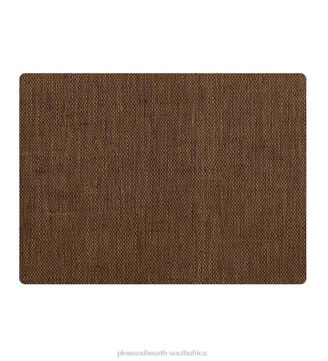 Rugs & Mats Plow & Hearth Burbury Weave Desk Chair Mat - Gray NFLB1782