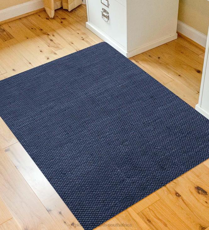 Rugs & Mats Plow & Hearth Burbury Weave Desk Chair Mat - Gray NFLB1782