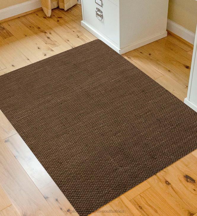 Rugs & Mats Plow & Hearth Burbury Weave Desk Chair Mat - Gray NFLB1782