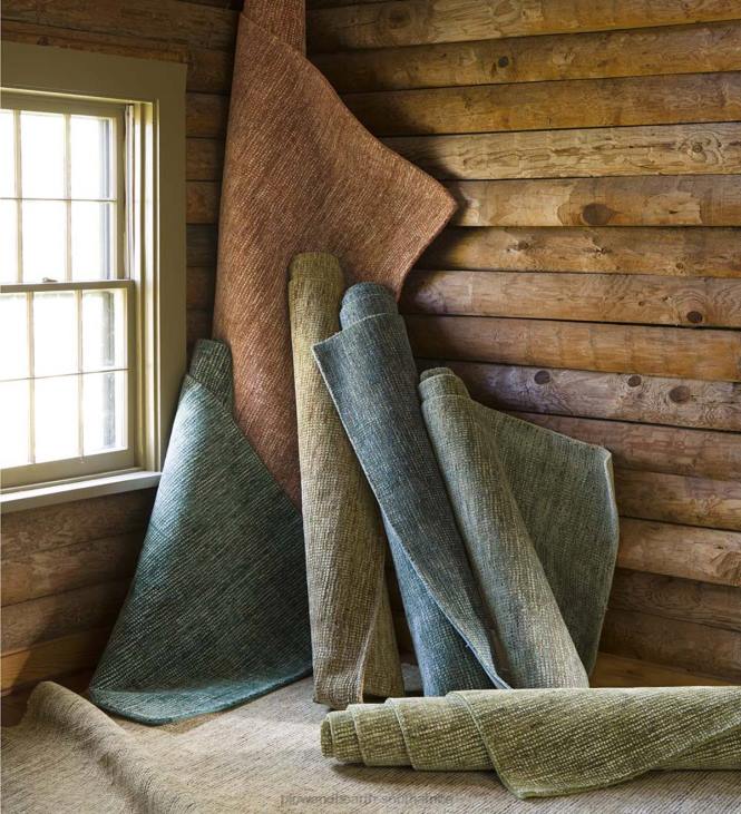 Rugs & Mats Plow & Hearth Canyon Rug Collection in Solid Colors NFLB1768