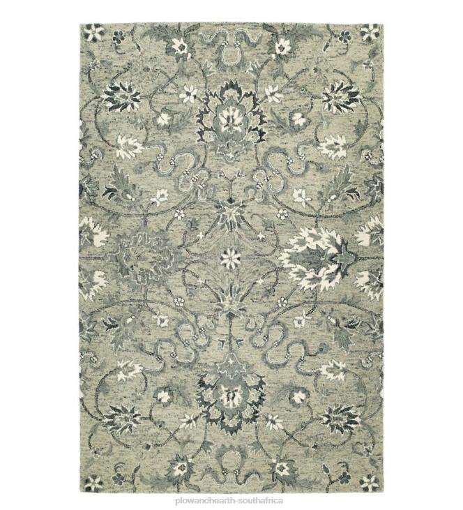 Rugs & Mats Plow & Hearth Carmona Gray Wool Rug NFLB1863