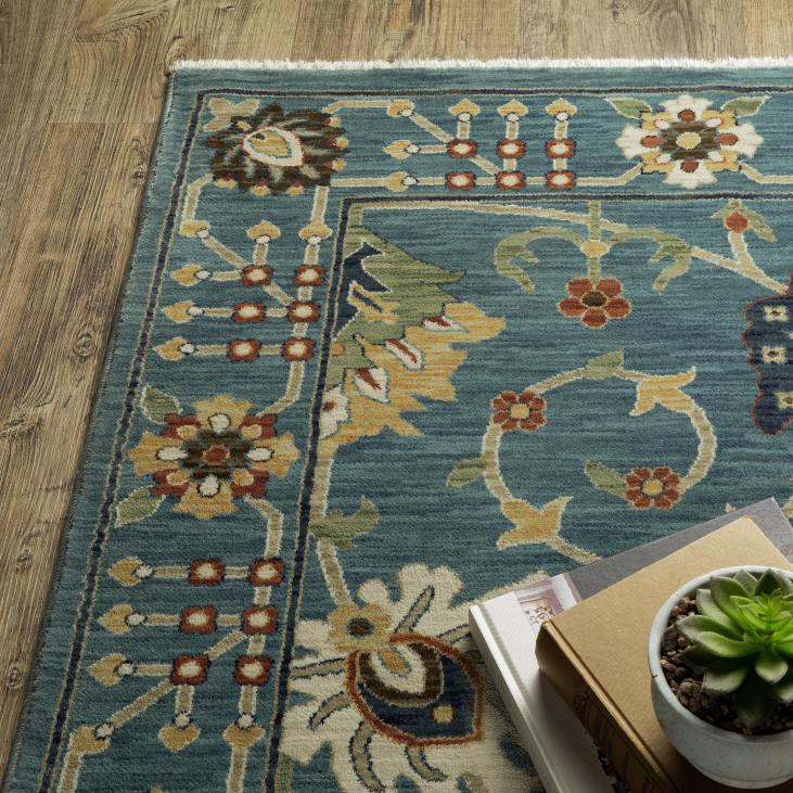 Rugs & Mats Plow & Hearth Clover Hill Gems Polypropylene Rug NFLB1864